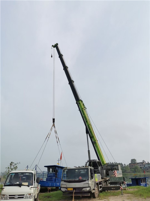 田阳区桥梁建设吊装案例